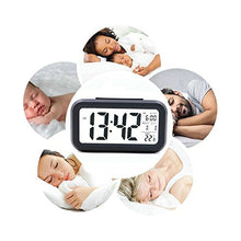 Carica l'immagine nel visualizzatore di Gallery, Cisixin Display LCD Digitale Sveglia Snooze di Ripetizione Nero - Ilgrandebazar