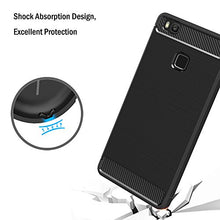 Carica l'immagine nel visualizzatore di Gallery, AICEK Cover Huawei P9 Lite, Nero Custodia Lite Silicone Molle Black - Ilgrandebazar