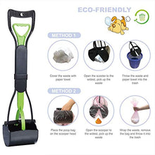 Carica l'immagine nel visualizzatore di Gallery, Manico Animale Domestico Pooper Scooper e Tasche 60 cm per Cani, Easy Clean...