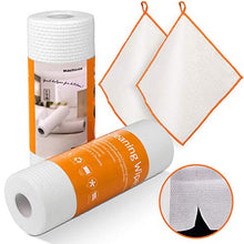 Carica l'immagine nel visualizzatore di Gallery, 2 Rotolo di Straccio in Tessuto Non Riutilizzabile(50 PCS) e 2 Panni... - Ilgrandebazar