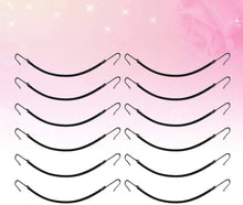 Carica l'immagine nel visualizzatore di Gallery, SOLUSTRE 12 elastici per capelli per coda di cavallo (nero) 12St Nero