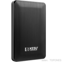 Carica l'immagine nel visualizzatore di Gallery, KESU 2,5" 320GB Ultra Slim Hard Disk Esterno Portatile USB3.2 SATA 320G, Nero - Ilgrandebazar