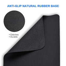 Carica l'immagine nel visualizzatore di Gallery, cimetech Tappetino per Mouse Confortevole Superficie Superfine in Fibra black