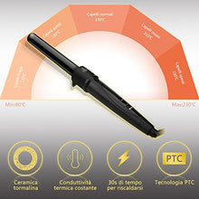 Carica l'immagine nel visualizzatore di Gallery, LOETAD Ferro Arricciacapelli 6-in-1 Schermo LCD Temperatura Regolabile 80°C... - Ilgrandebazar