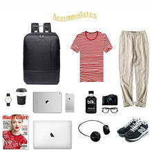 Carica l'immagine nel visualizzatore di Gallery, Zaino Per PC Portatile, YAOHU Porta Computer 15.6 Pollici Nero