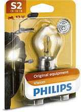Carica l'immagine nel visualizzatore di Gallery, Philips 12728BW - S2 Moto Blister 1Pz, 12V, 35/35W BA20d