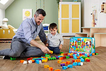 Carica l'immagine nel visualizzatore di Gallery, MEGA bloks First Builders Sacca Ecologica, Colore Blu, 150 Pezzi, FVJ49 - Ilgrandebazar