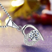 Carica l'immagine nel visualizzatore di Gallery, Amilril Collana Cuore Donna, Argento Sterling 925 Ciondolo Cuore, Regali... - Ilgrandebazar