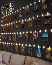 Carica l'immagine nel visualizzatore di Gallery, [2 Pacchi] Kolpop Luci Per Foto Polaroid, 6M 60LED Lucine Led Decorative Per...