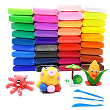 Carica l'immagine nel visualizzatore di Gallery, GOODJING Modeling Clay 36 Color Plasticine Air Dry Clay, 36 Pack Ultra Light... - Ilgrandebazar
