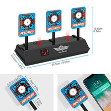 Carica l'immagine nel visualizzatore di Gallery, Keten Bersaglio Elettrico per Nerf Guns, Auto-Reset Intelligent Light Nero