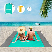 Carica l'immagine nel visualizzatore di Gallery, ISOPHO Coperta da Spiaggia Picnic Verde(210*200)