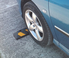 Carica l'immagine nel visualizzatore di Gallery, SNS SAFETY LTD Fermaruota in Gomma, per Parcheggi e Garages, Nero e Giallo,... - Ilgrandebazar