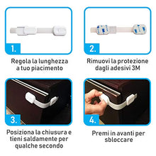 Carica l'immagine nel visualizzatore di Gallery, Blocca Cassetti Per Bambini, Chiusure Sicurezza Bambini La Tranquillità... - Ilgrandebazar
