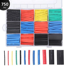 Carica l'immagine nel visualizzatore di Gallery, Guaine Termorestringenti Set di Tubi 750 pz - Preciva Tubo Termorestringente... - Ilgrandebazar