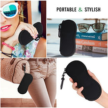 Carica l'immagine nel visualizzatore di Gallery, MoKo Astuccio per Occhiali da Sole, Custodia Portatile a [1 pacco], A-Nero - Ilgrandebazar