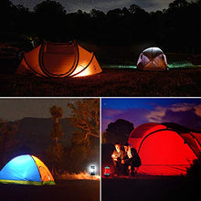 Carica l'immagine nel visualizzatore di Gallery, EXTSUD Lampada Campeggio Ricaricabile 3 in 1 Lanterna LED Torcia 4400mAh...