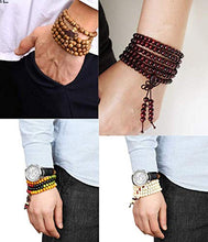 Carica l'immagine nel visualizzatore di Gallery, YADOCA 8MM 12 Pezzi Gioielli Braccialetto di Legno per Uomo Donne Bracciali... - Ilgrandebazar