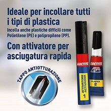 Carica l'immagine nel visualizzatore di Gallery, Loctite Super Attak Plastica, colla per plastica istantanea in... - Ilgrandebazar