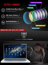 Carica l'immagine nel visualizzatore di Gallery, ATTCL Occhiali luce blu bloccanti per il blocco della cefalea UV Anti Nero - Ilgrandebazar