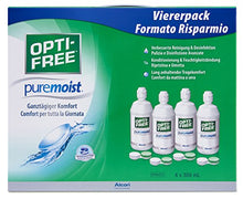 Carica l'immagine nel visualizzatore di Gallery, OPTI-Free PureMoist Detergente per lenti a contatto Systempack (4 x 300 ml) - Ilgrandebazar