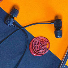 Carica l'immagine nel visualizzatore di Gallery, LUDOS ULTRA Auricolari In-Ear Cuffie, Cuffiette con Microfono, Massimo Nero