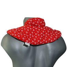 Carica l'immagine nel visualizzatore di Gallery, Cuscino del collo, cuori rosso. cervicale. Semi di lino