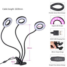 Carica l'immagine nel visualizzatore di Gallery, Lampada per Piante,Tomshine 3 Testa Luci Crescita Grow 27W 54LED...
