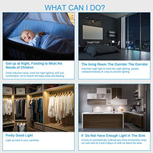 Carica l'immagine nel visualizzatore di Gallery, 20Led Armadio Sensore Movimento Luce, Wireless Luci 20LED-2, Bianco Freddo - Ilgrandebazar