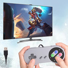 Carica l'immagine nel visualizzatore di Gallery, Rii Gaming GP100 - Coppia di Gamepad Controller USB Super Nintendo Grigio