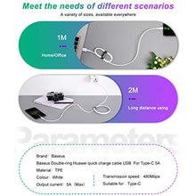 Carica l'immagine nel visualizzatore di Gallery, 5A Cavo Type C Caricabatterie C/Fast Charger per Huawei Mate 9,Huawei 1M - Ilgrandebazar
