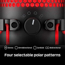 Carica l'immagine nel visualizzatore di Gallery, HyperX HX-MICQC-BK Quadcast, Microfono Standalone per Streamer e Podcaster