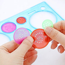 Carica l'immagine nel visualizzatore di Gallery, JZK 10 x Spirografo per Bambini Mandala + 10 Penne Colorate a multicolore - Ilgrandebazar