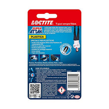 Carica l'immagine nel visualizzatore di Gallery, Loctite Super Attak Plastica, colla per plastica istantanea in... - Ilgrandebazar