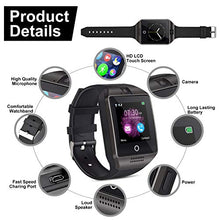 Carica l'immagine nel visualizzatore di Gallery, Smartwatch Bluetooth Orologio Intelligente con Camera Smart Watch Nero 02 - Ilgrandebazar