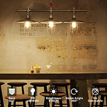 Carica l'immagine nel visualizzatore di Gallery, Lampadine di Filamento a LED, LVWIT ST64 E27 8W 2700K-6 Pezzi (Marrone)