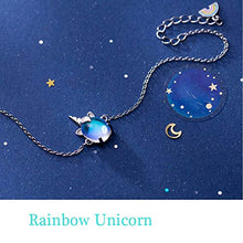 Carica l'immagine nel visualizzatore di Gallery, Regali per braccialetti Unicorno Bracciali Braccialetto arcobaleno...