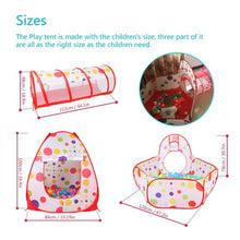 Carica l'immagine nel visualizzatore di Gallery, Tunnel con Palline Bambini - MAIKEHIGH Indoor / Outdoor Gioco e Play Rosso - Ilgrandebazar