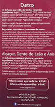 Carica l'immagine nel visualizzatore di Gallery, Yogi Tea Detox - 17 Bustine Filtro [30.6 gr]