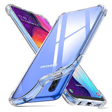 Carica l'immagine nel visualizzatore di Gallery, ORNARTO Cover Samsung A50,Custodia Trasparente Assorbimento Morbida Chiaro