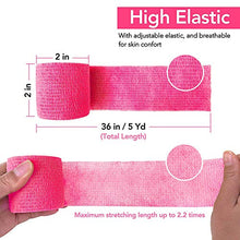 Carica l'immagine nel visualizzatore di Gallery, Bendaggio Coesivo 5,1 cm x 12,7 m, 6 rotoli rosa
