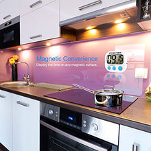Carica l'immagine nel visualizzatore di Gallery, Senhai Timer da Cucina, conteggio up/Down Grande Display LCD 2 Pack - Ilgrandebazar