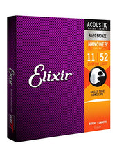 Carica l'immagine nel visualizzatore di Gallery, Elixir 11027 Muta Composta da 6 Corde per Chitarra Acustica, 0.011 - 0.052 - Ilgrandebazar