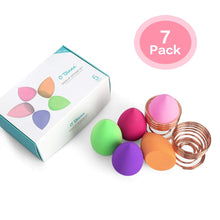 Carica l'immagine nel visualizzatore di Gallery, Spugna Trucco, O'Vinna 5 pcs Beauty Sponge + 2 Supporto di Spugnette for... - Ilgrandebazar