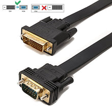 Carica l'immagine nel visualizzatore di Gallery, CableDeconn Active DVI-D Dual Link 24 + 1 maschio a VGA video con...
