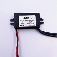 Carica l'immagine nel visualizzatore di Gallery, JZK Auto convertitore trasformatore di Potenza DC 12V a 5V / 3A convertitore... - Ilgrandebazar