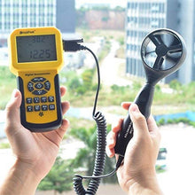 Carica l'immagine nel visualizzatore di Gallery, HoldPeak Anemometro CFM Portatile 856A per HVAC, Impostazione Dell'area del... - Ilgrandebazar