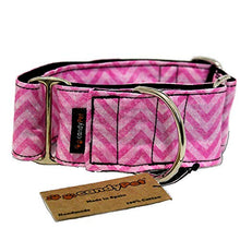 Carica l'immagine nel visualizzatore di Gallery, candyPet collare per cani in cotone - Martingal 5cm (30-50cm), Zigzag