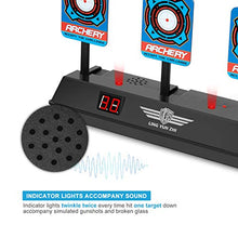 Carica l'immagine nel visualizzatore di Gallery, Keten Bersaglio Elettrico per Nerf Guns, Auto-Reset Intelligent Light Nero