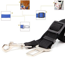 Carica l'immagine nel visualizzatore di Gallery, Neuftech Cani Guinzaglio Cintura di Sicurezza Auto Regolabile Per Cane Nero